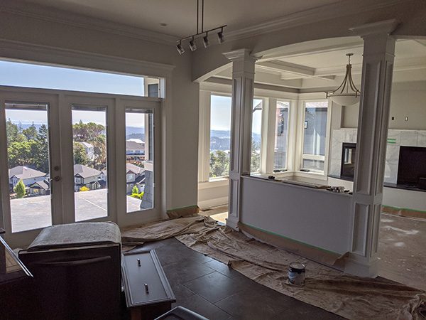 Interior Painting inside Mansion in Victoria