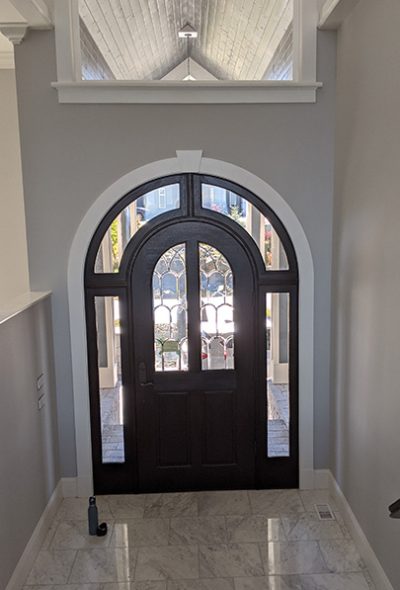 painted entrance way